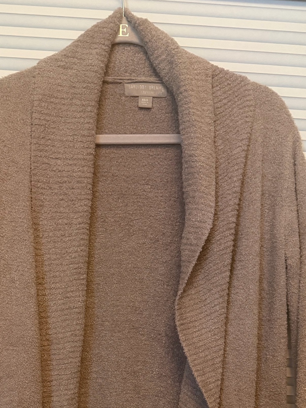 Barefoot Dreams Shawl Collar Cardigan - Taupe Brown xs/S